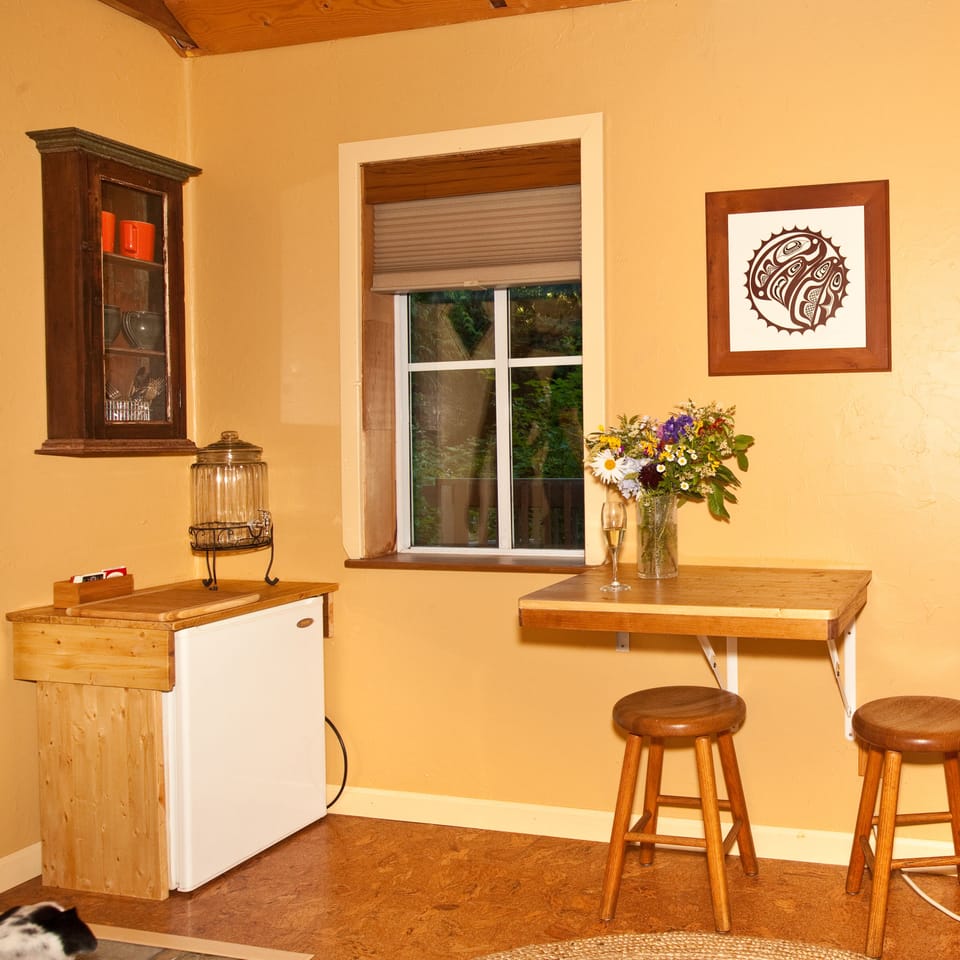 Our drinking water is reverse osmosis filtered from our well!