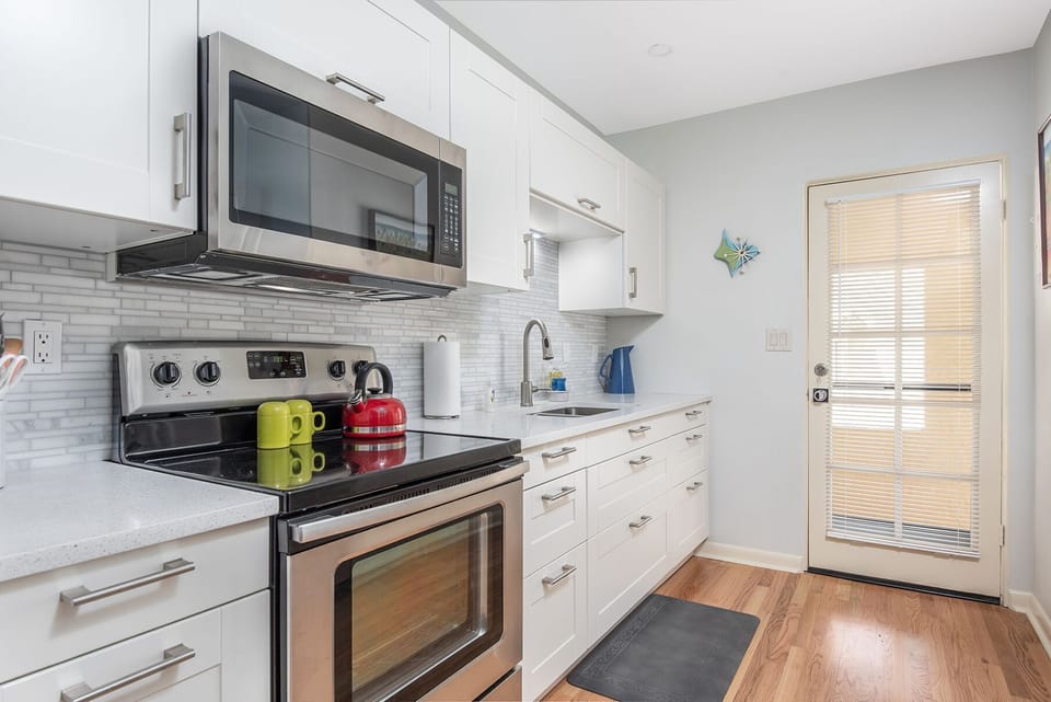 The kitchen has been updated recently.