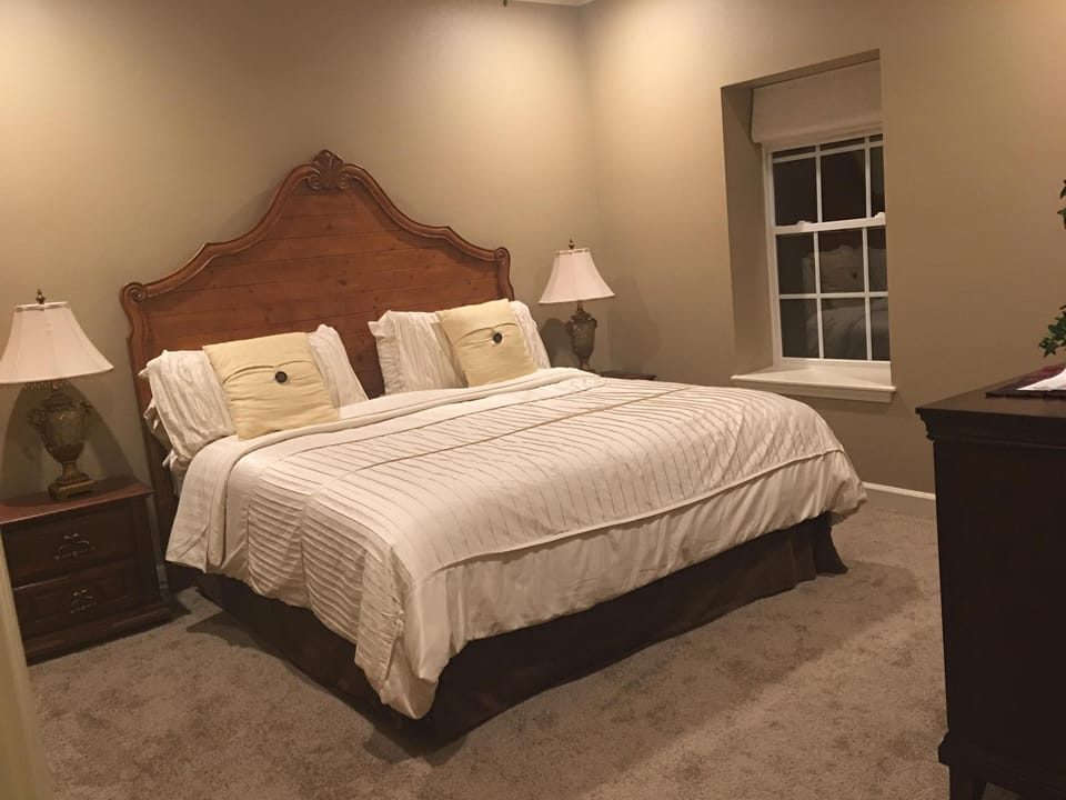 bedroom # 1 king size bed