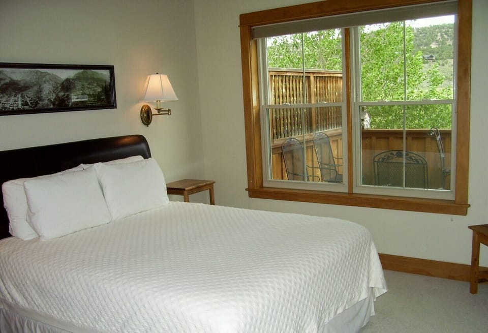 Master bedroom and views to the east.