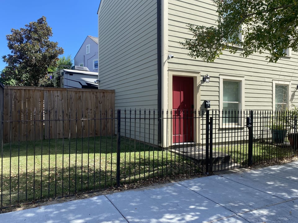Apartment Entrance which is private, gated and separate from the main house.