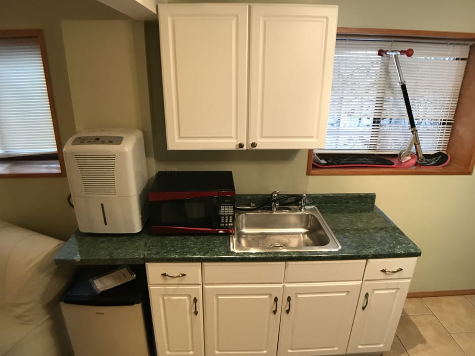 lower level kitchenette