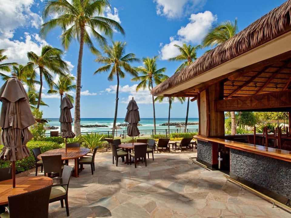 Enjoy some refreshing drinks from the Makai Hale Beach Bar