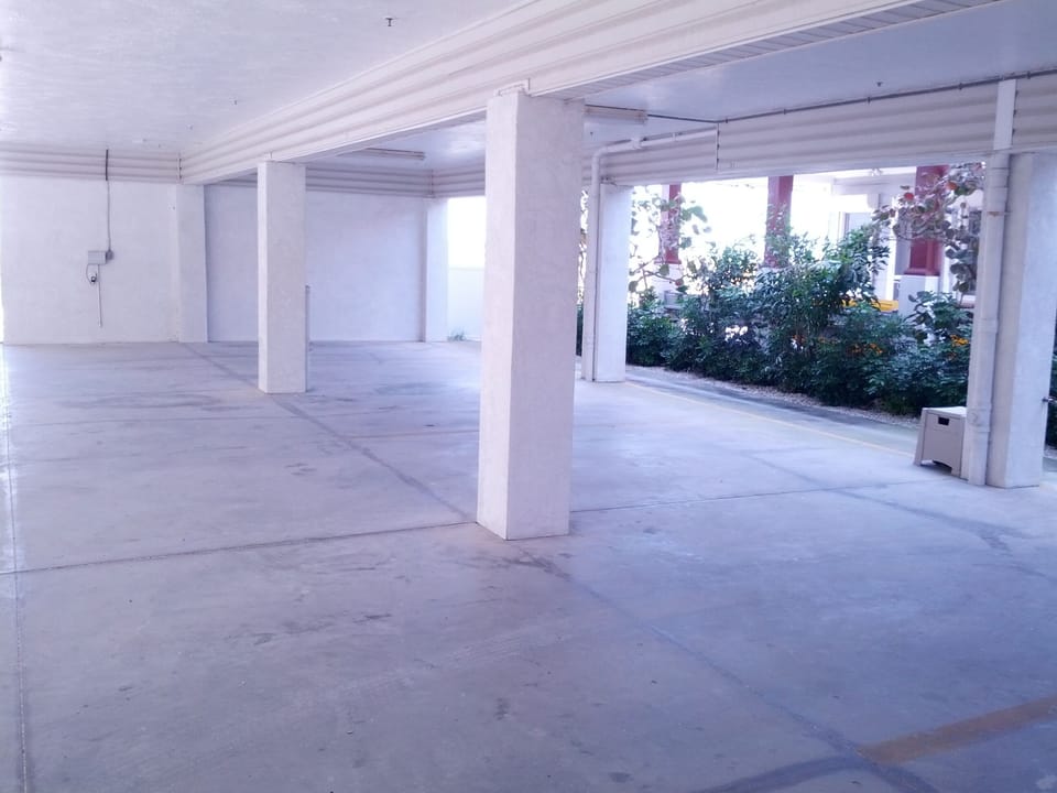 Covered well lit parking