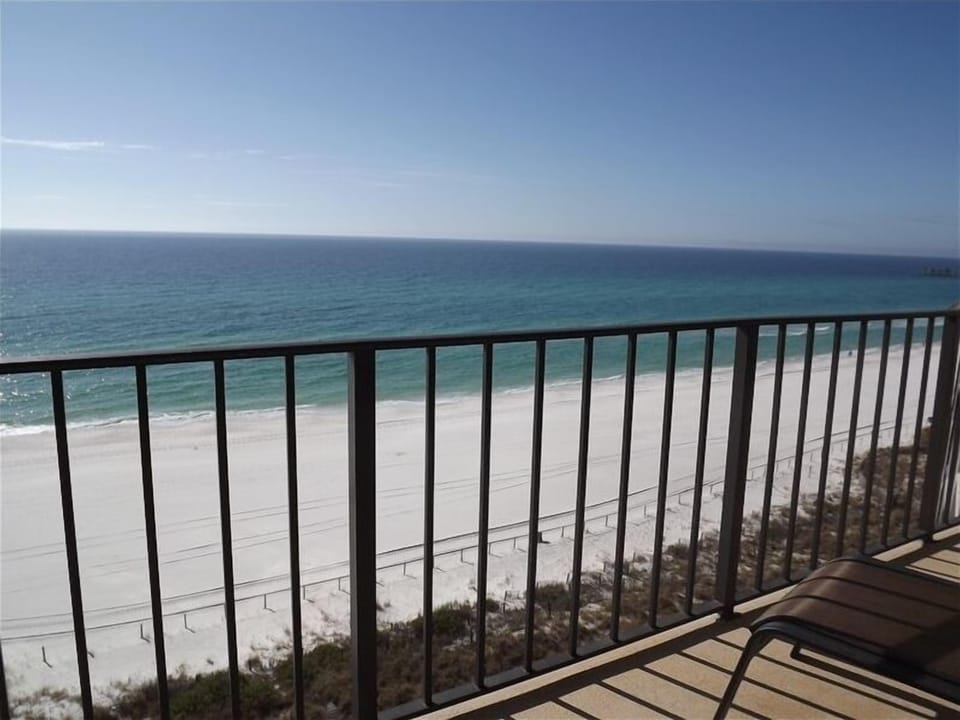 Beach view from the balcony.