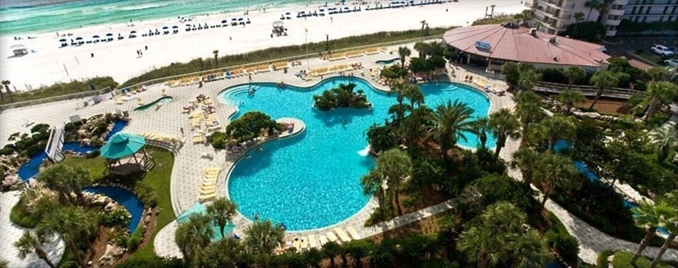 Lagoon pool.