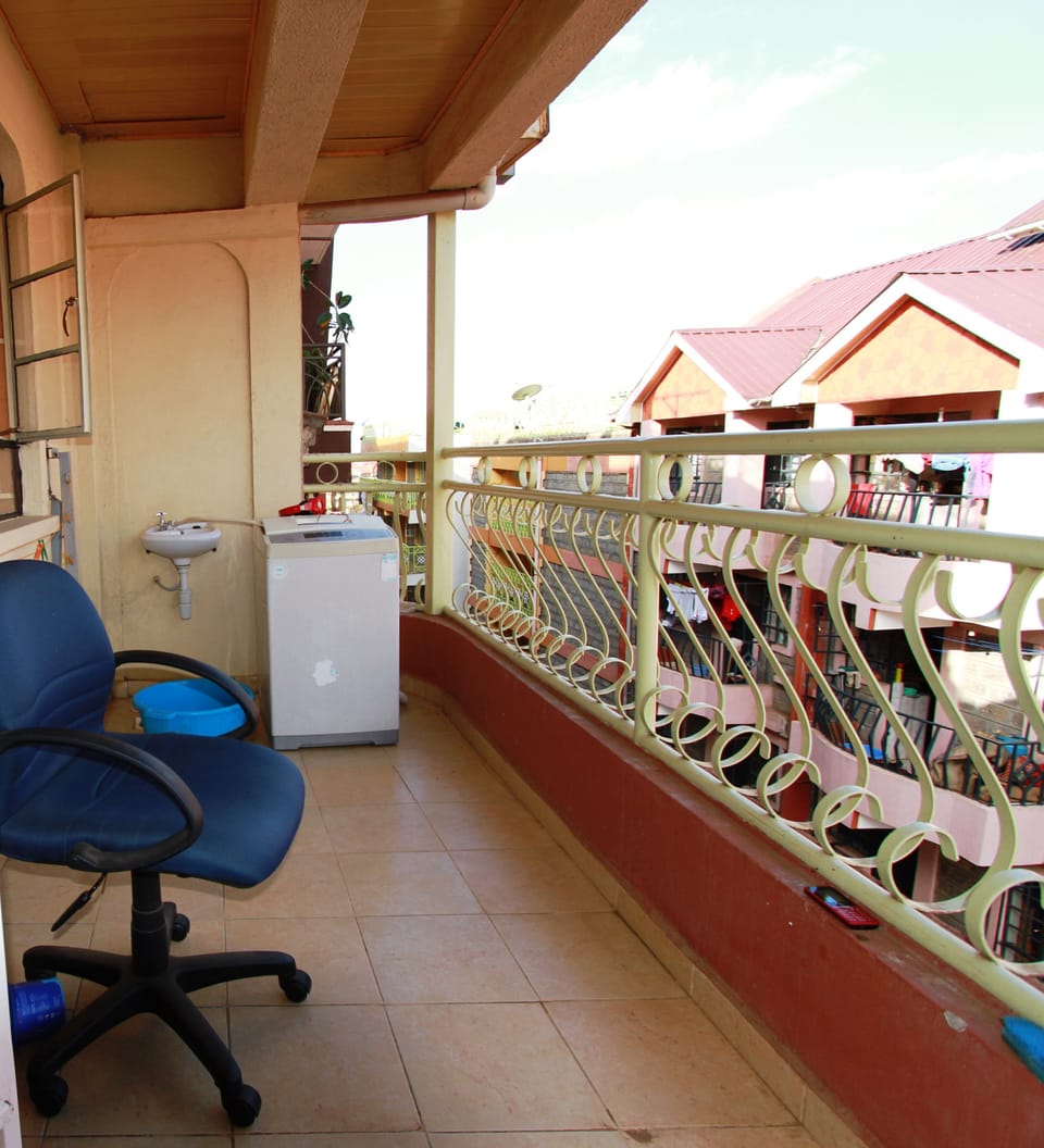 enjoy fresh air from the balcony