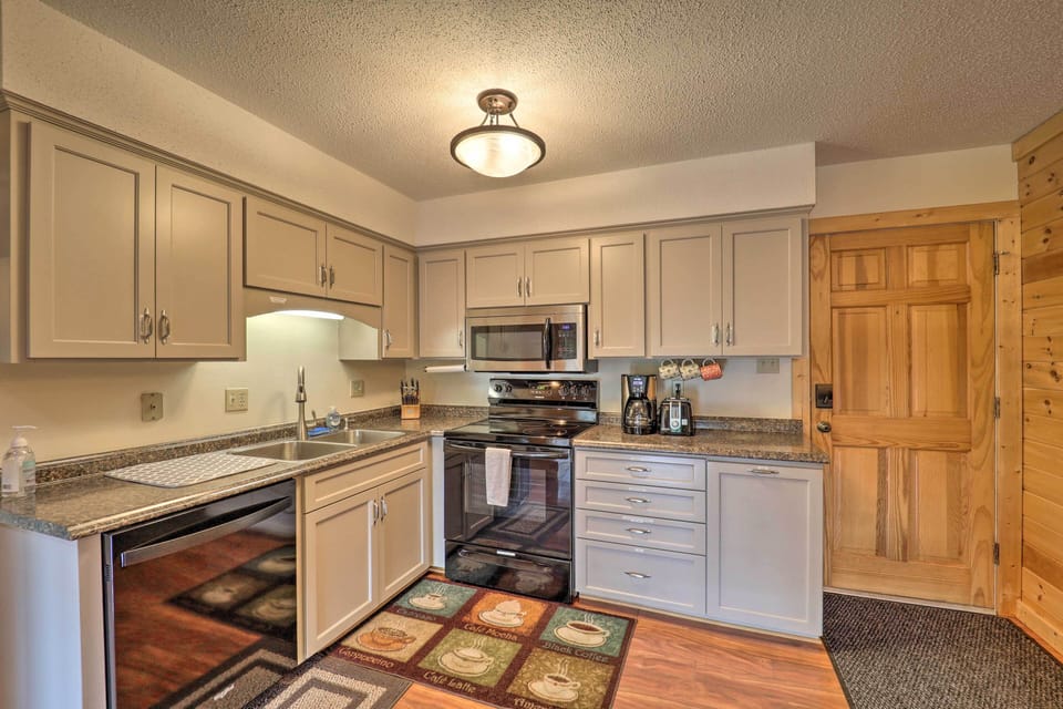 Kitchen | Fully Equipped | Drip Coffee Maker | Main Level