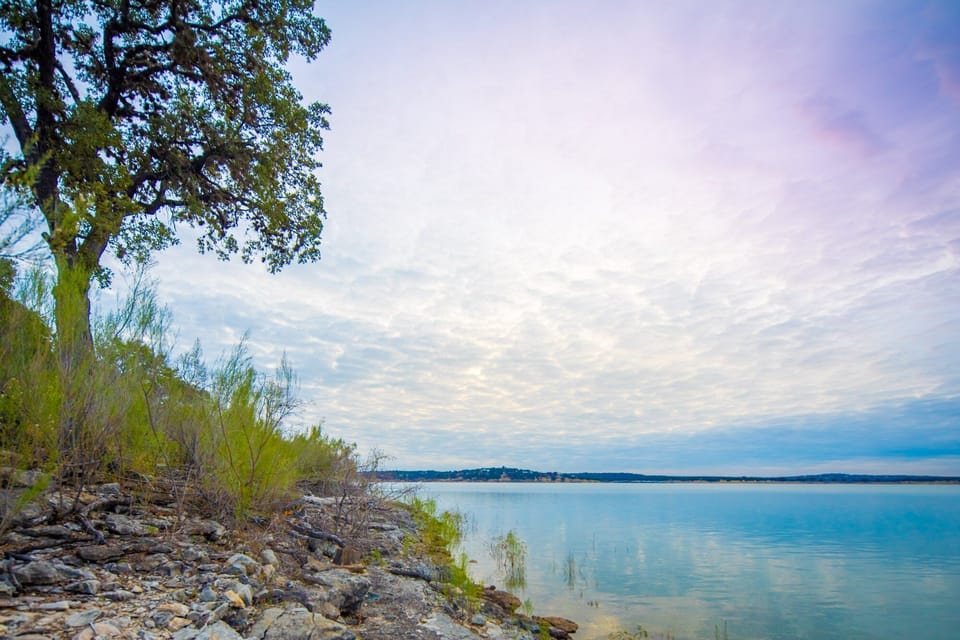 Swim, fish, & float from the rocky shoreline