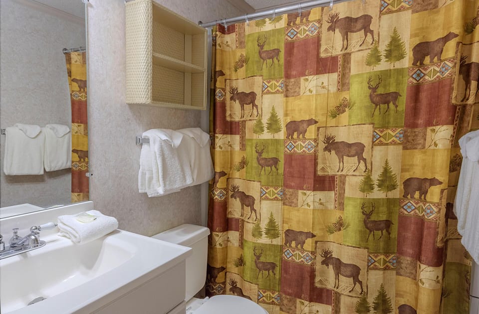The hall bathroom.