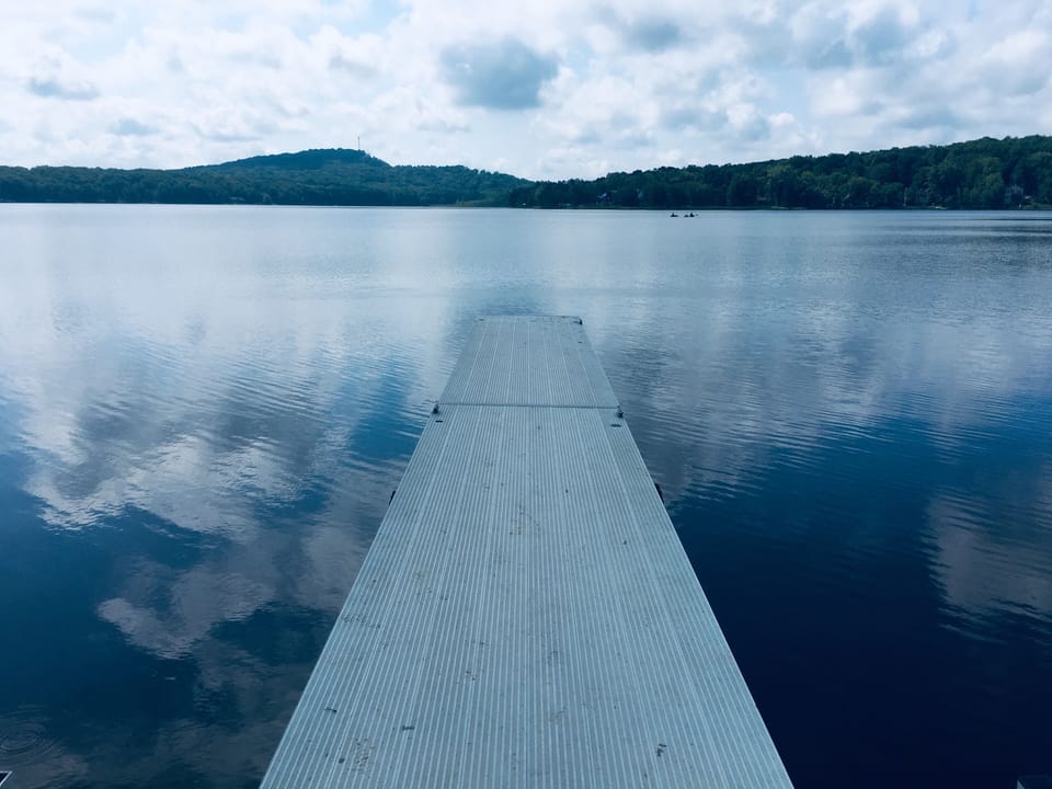 One of two beautiful lakes in the community.