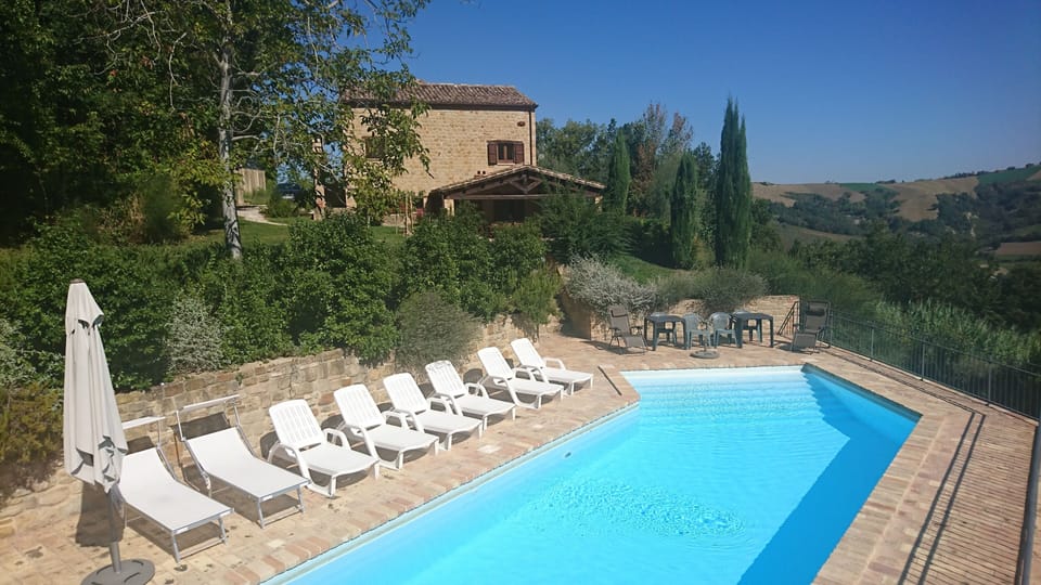 Secluded private pool with lovely views