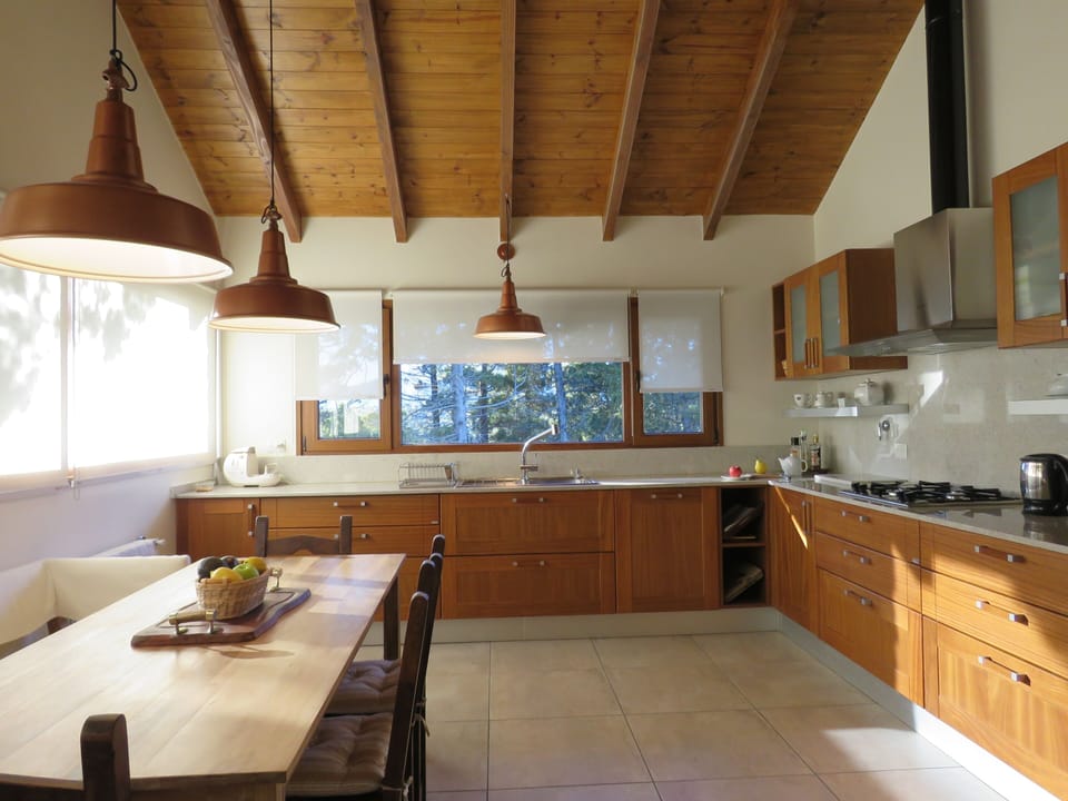 Kitchen Dining Seats 6, and has Great Forest Views Views