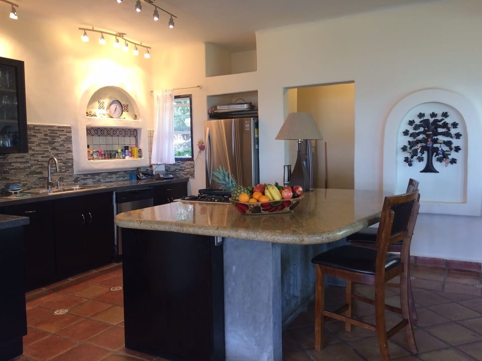 Kitchen as viewed from living room