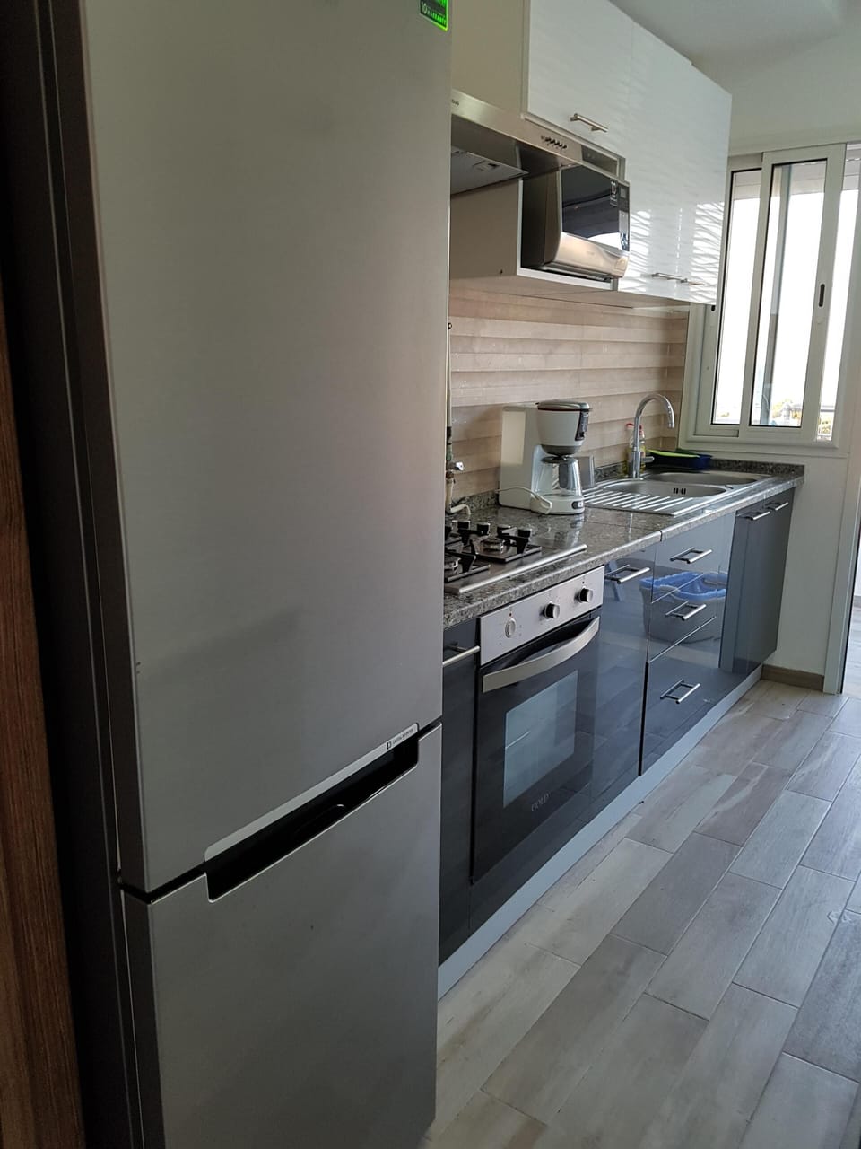 high standing kitchen  well equipped