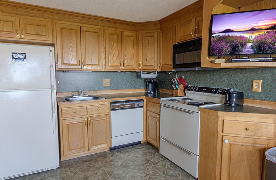 The kitchen is a great place for a snack, a gourmet meal, or anything in between.