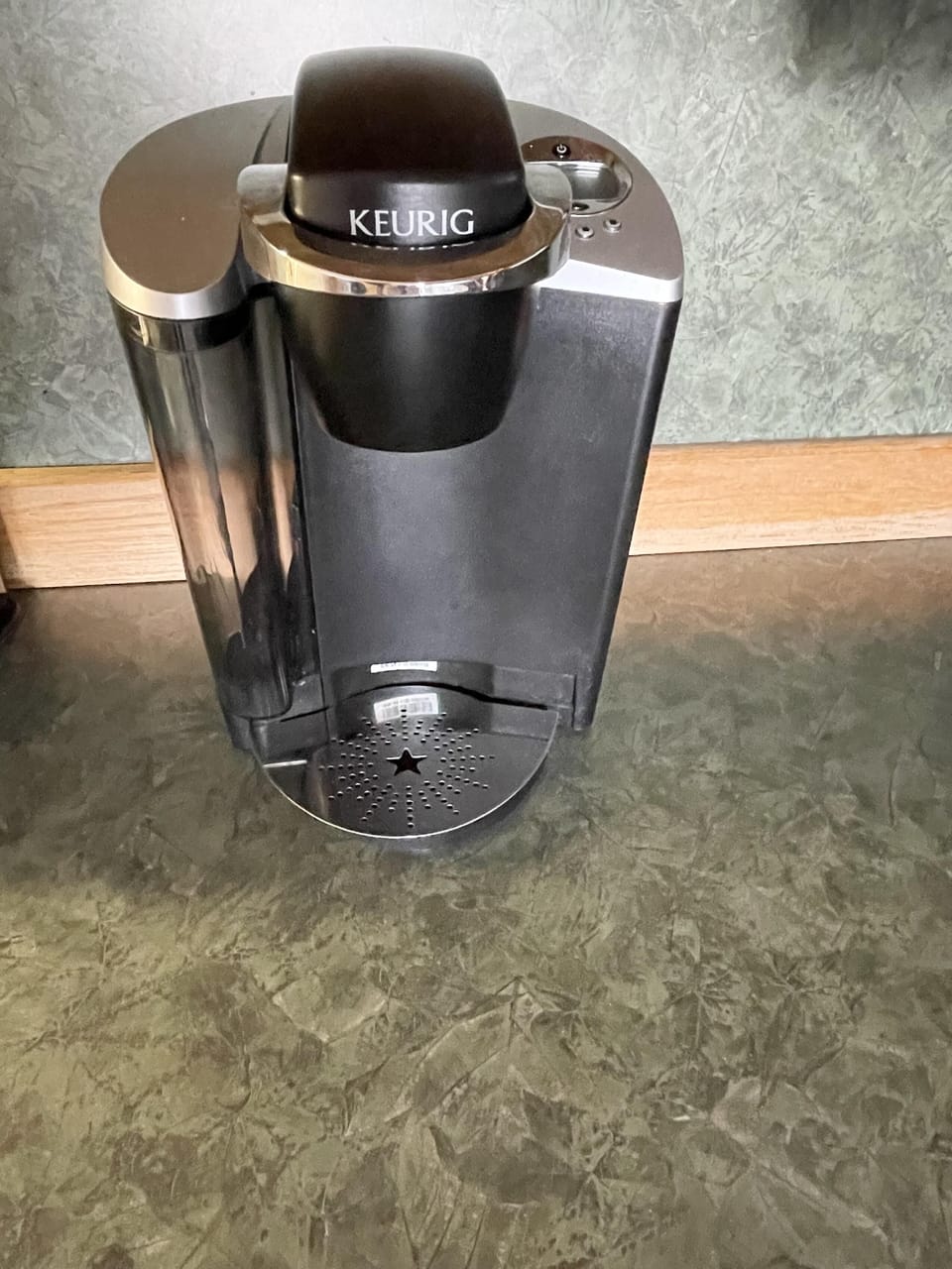 The Keurig coffee maker is a great way to start your day on the mountain!