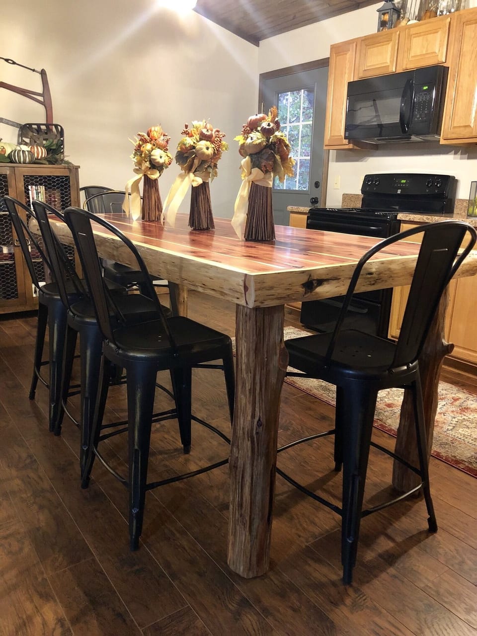 Custom Table made right her in Mountain View!
