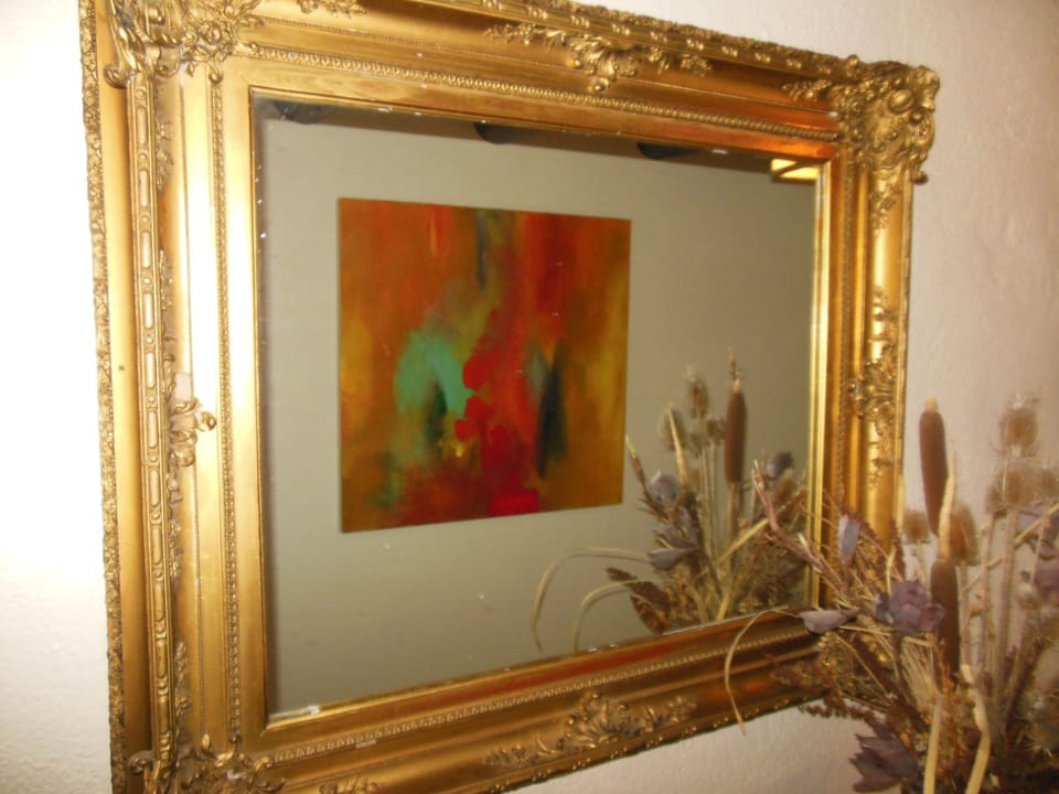 My Idea Of Fun!  Victorian Gilded Antique Mirror Across From Dumpster Find!