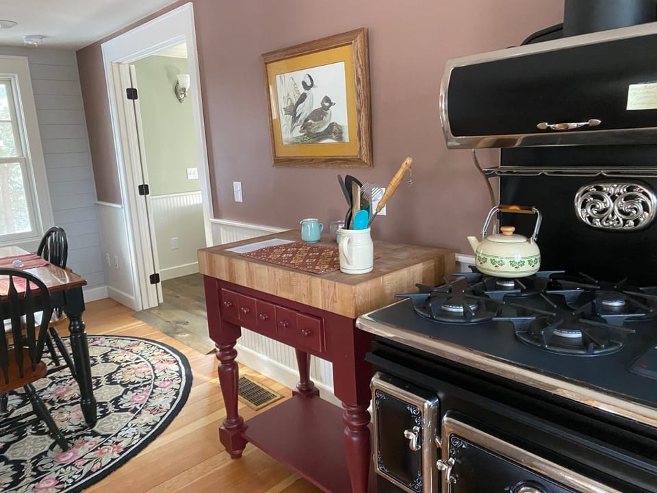 Propane stove. 