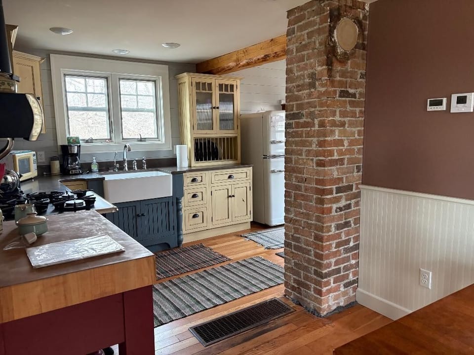 Open kitchen. 