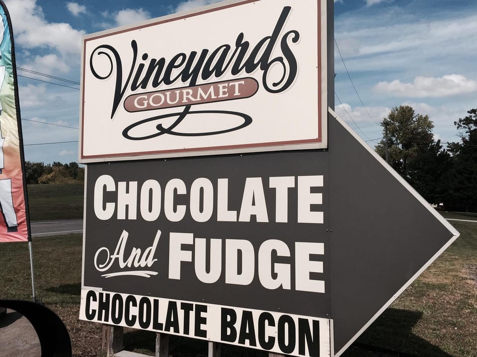 Get a sugar high at Vineyards Gourmet, the best local chocolate shop