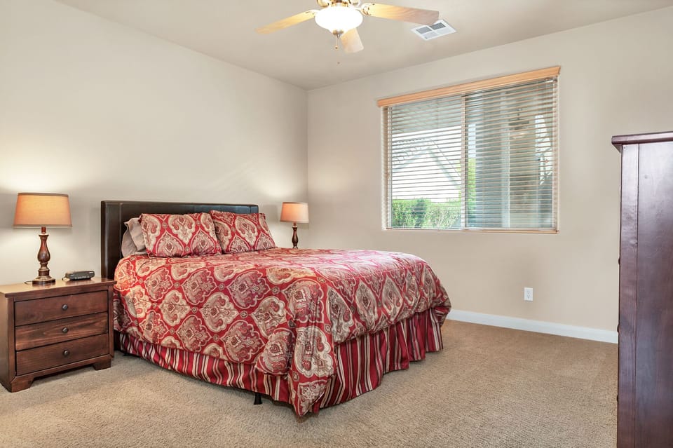 Immaculate bedroom with 42" smart tv