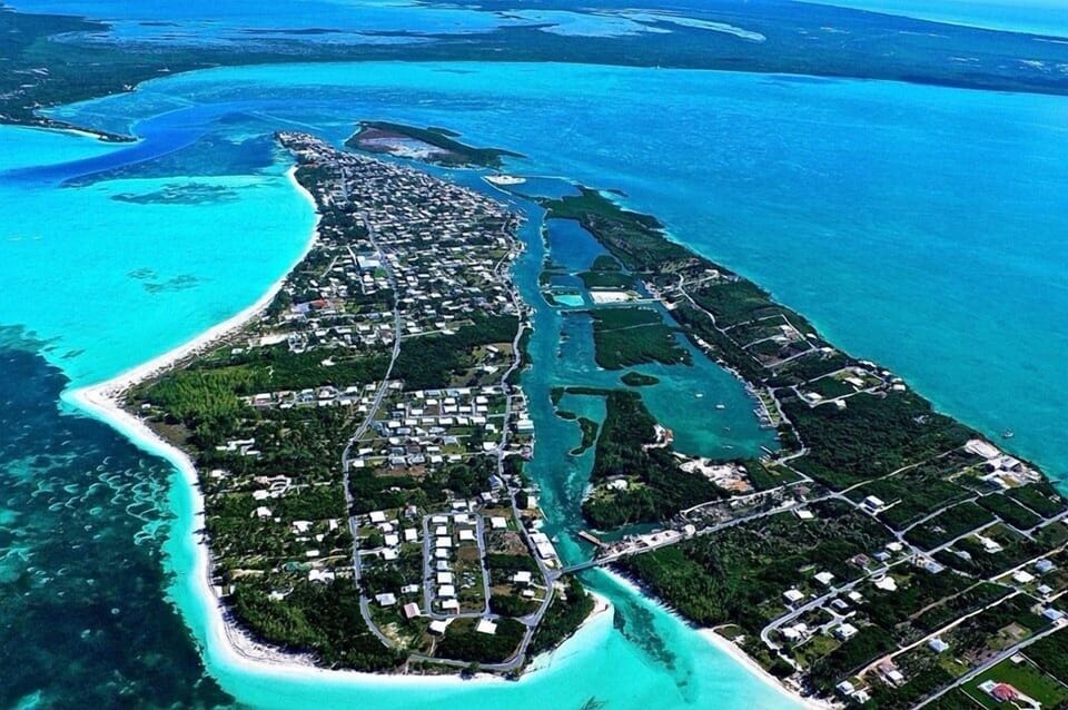Ariel view of Spanish Wells and Russell's Island