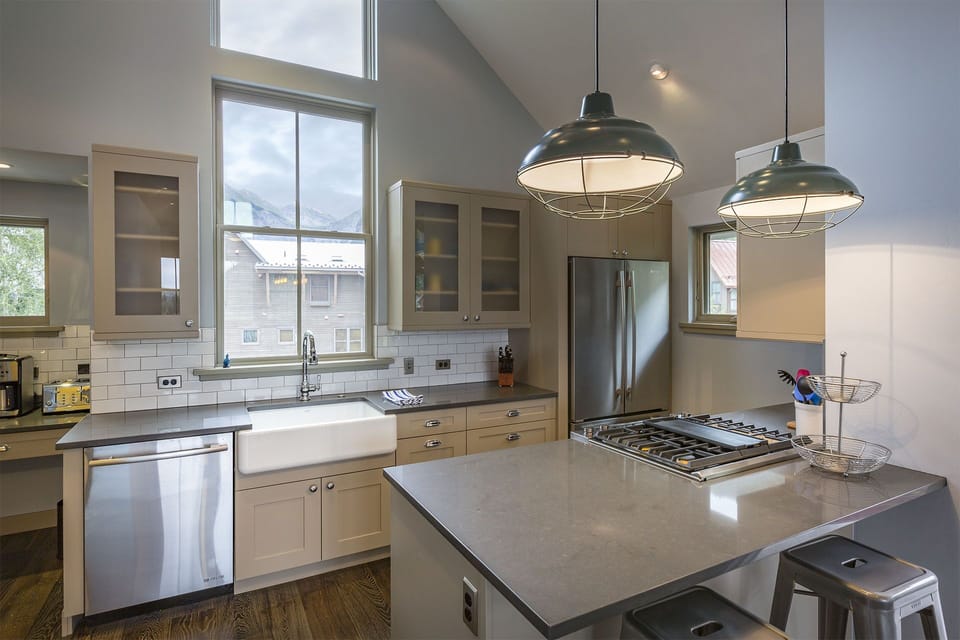 Gourmet contemporary kitchen 
