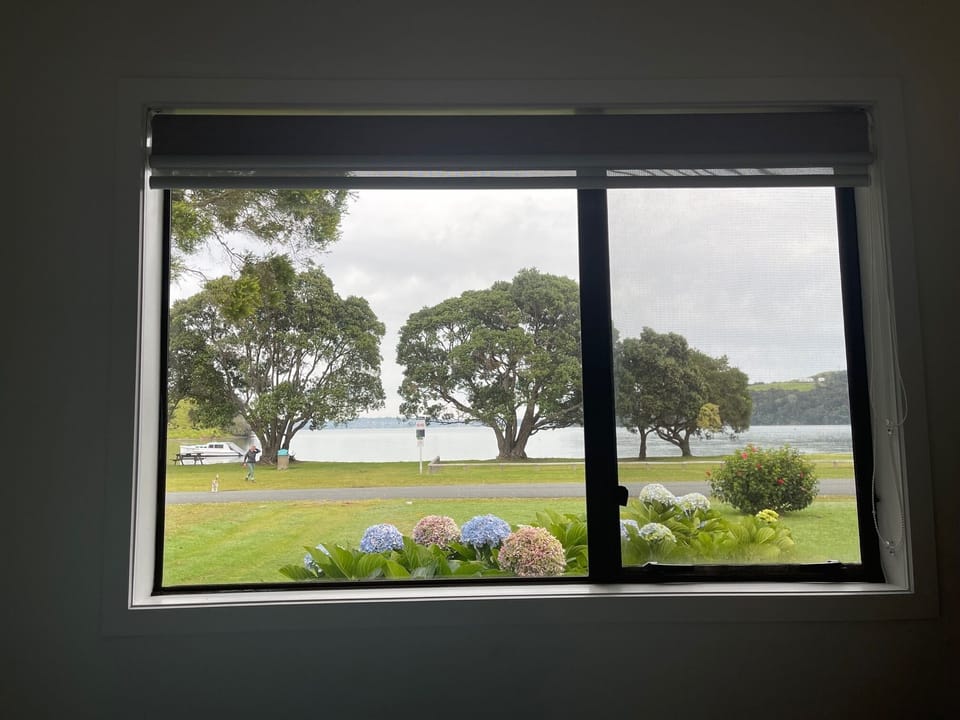 View from seaview bedroom