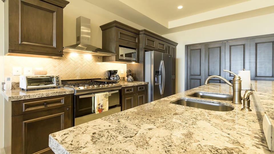 Fully stocked kitchen