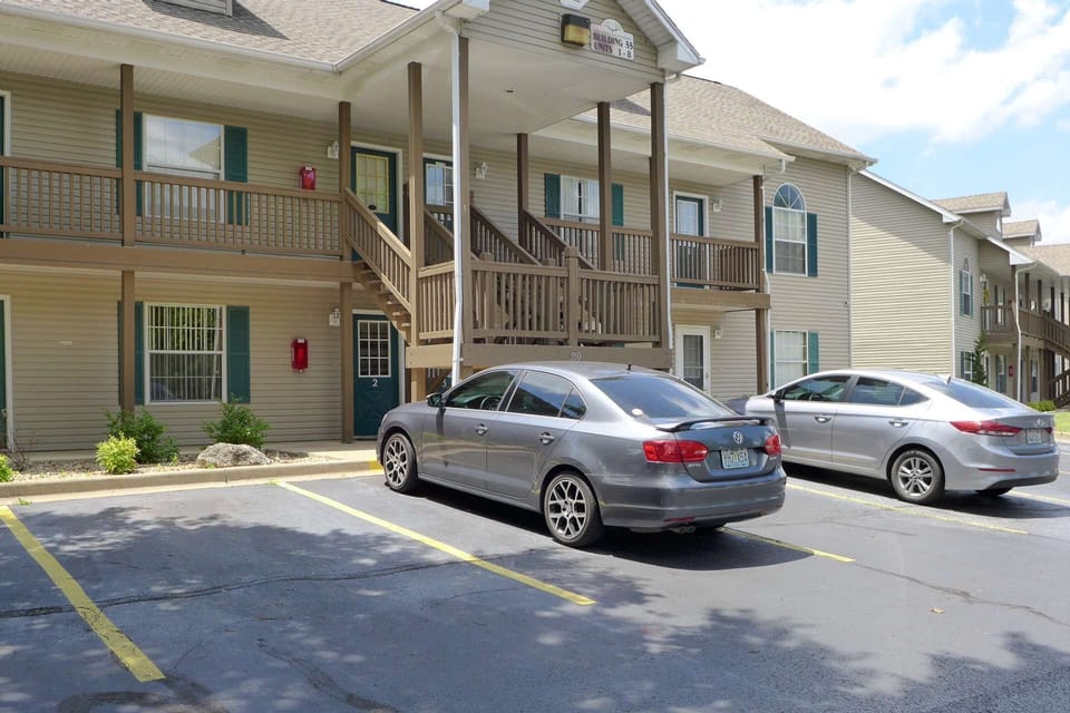 Front of the Condo. Condo is Upper Right.