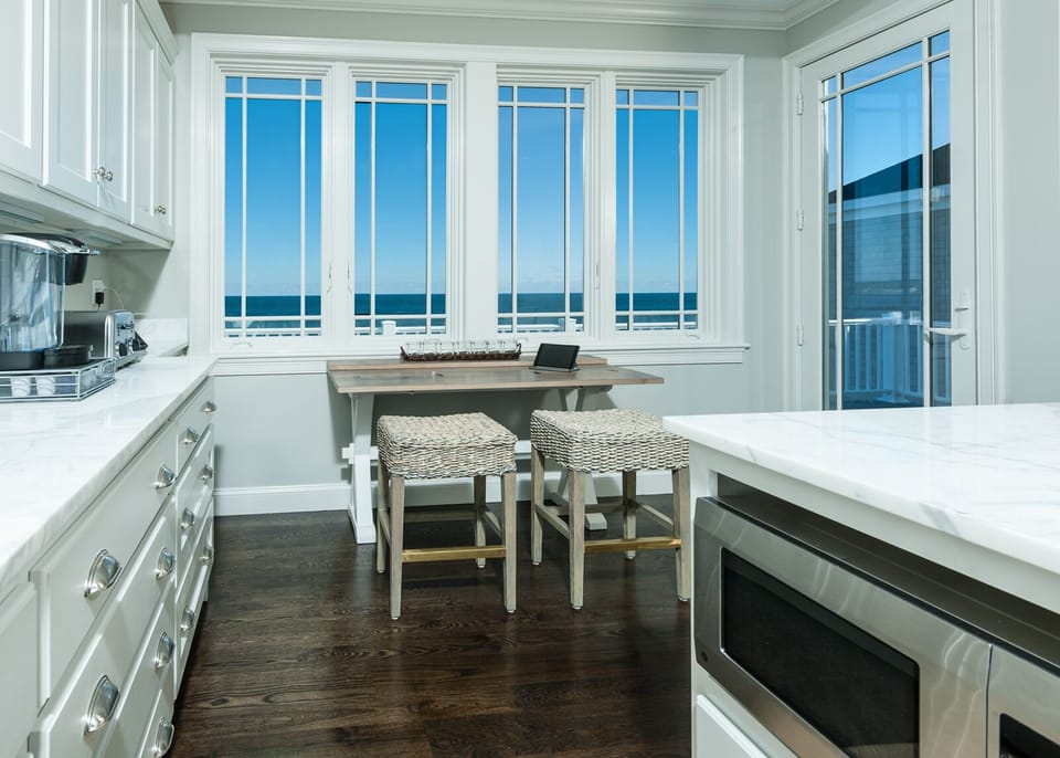 Breakfast Nook Overlooking the Atlantic.
