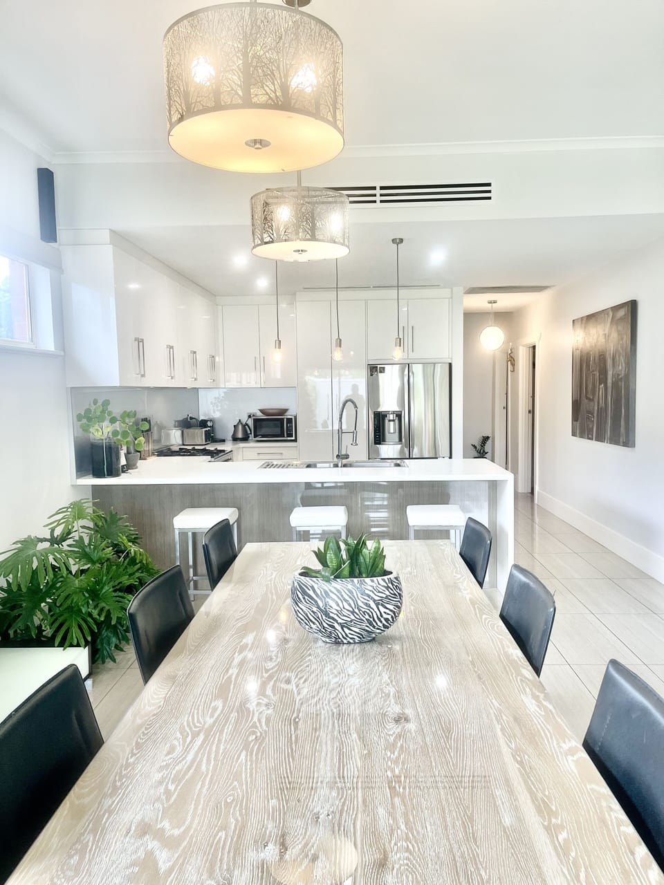 Open plan Kitchen and Dining Area