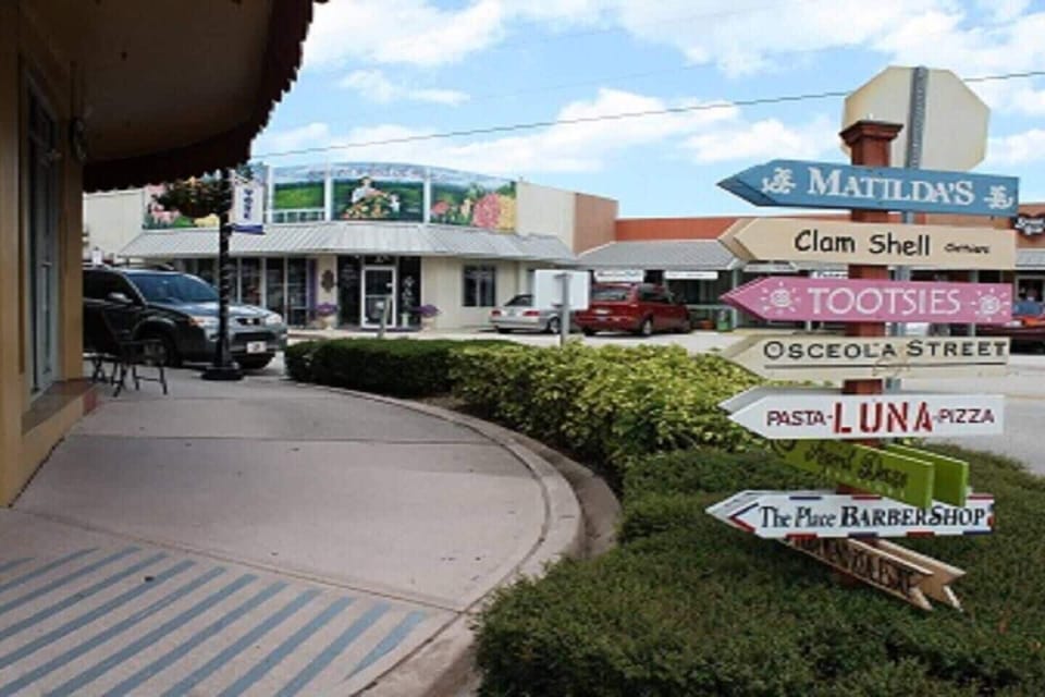Downtown Stuart with many unique family owned shops & restaurants