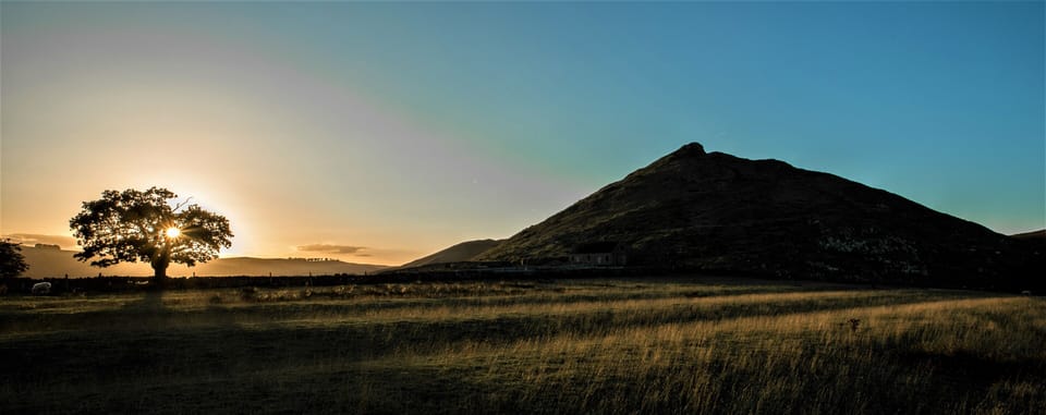 Thorpe Cloud looking from the cottage direction
