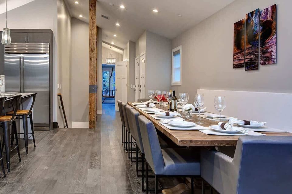 Fully Equipped Gourmet Kitchen & Dining Table, Seated for 12 | Abode at First Chair