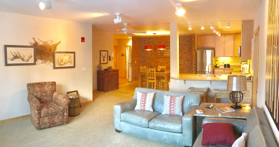 Open concept with room for guests to relax!