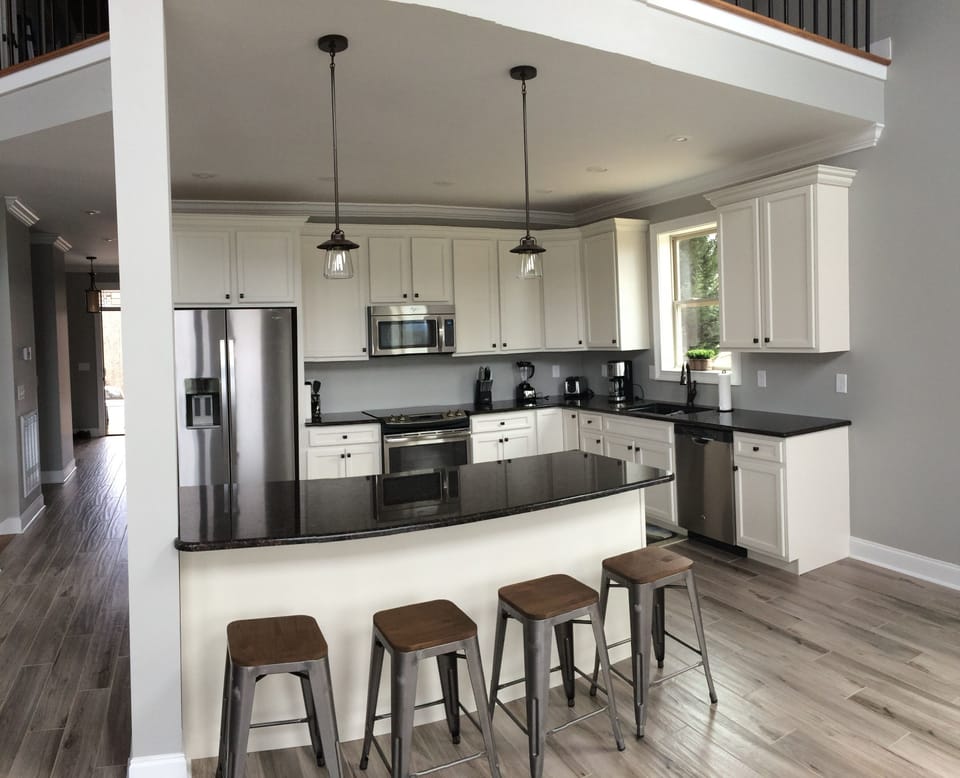 Fully stocked kitchen