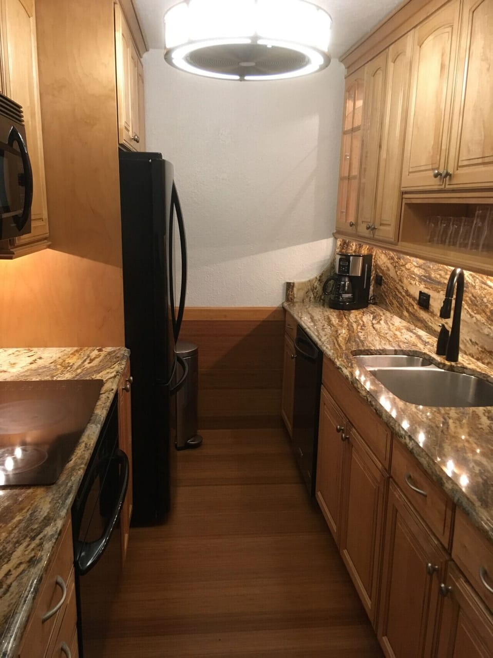 No need to eat out every night. The full kitchen has everything your family needs to cook, gather, and feel completely at home