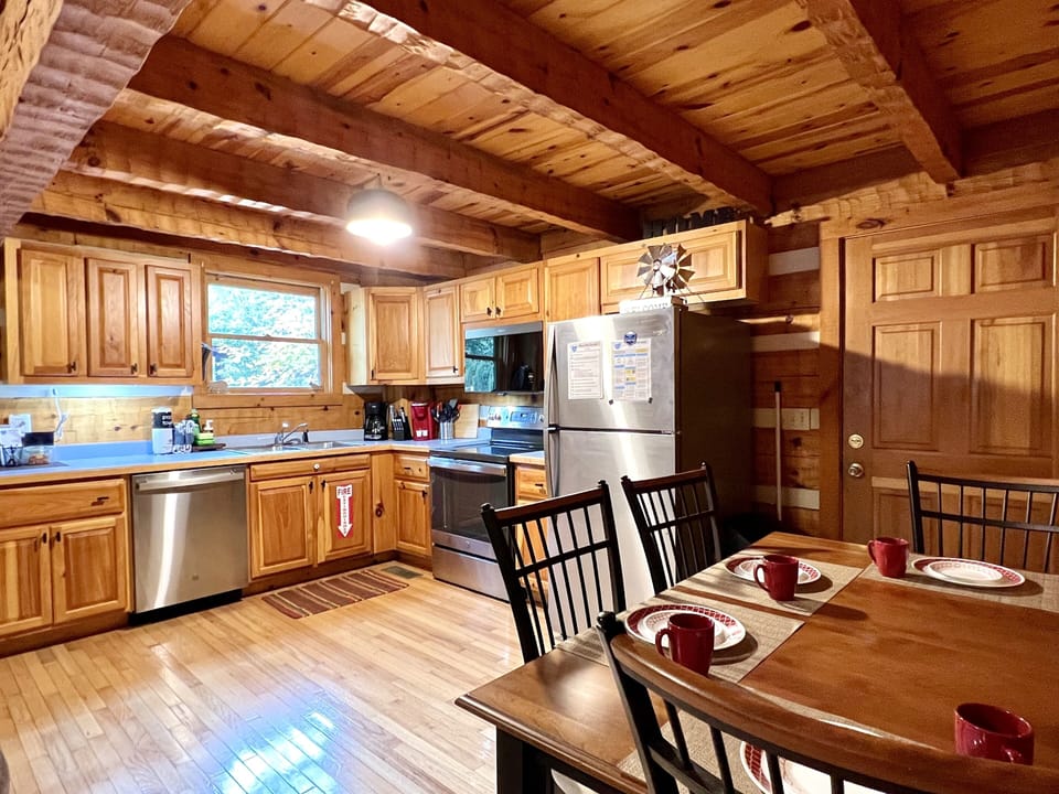 Kitchen and dining area
