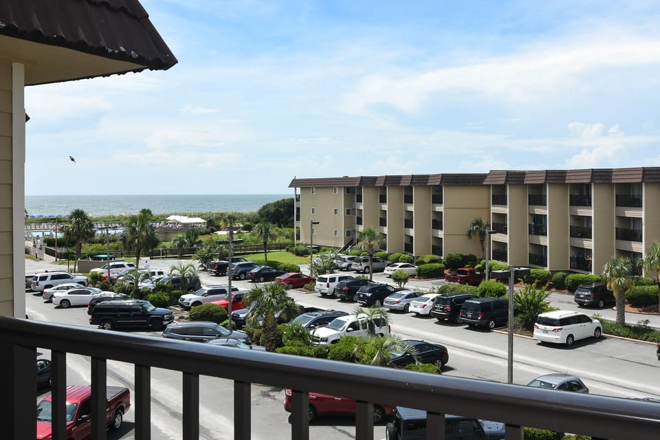 view from the balcony