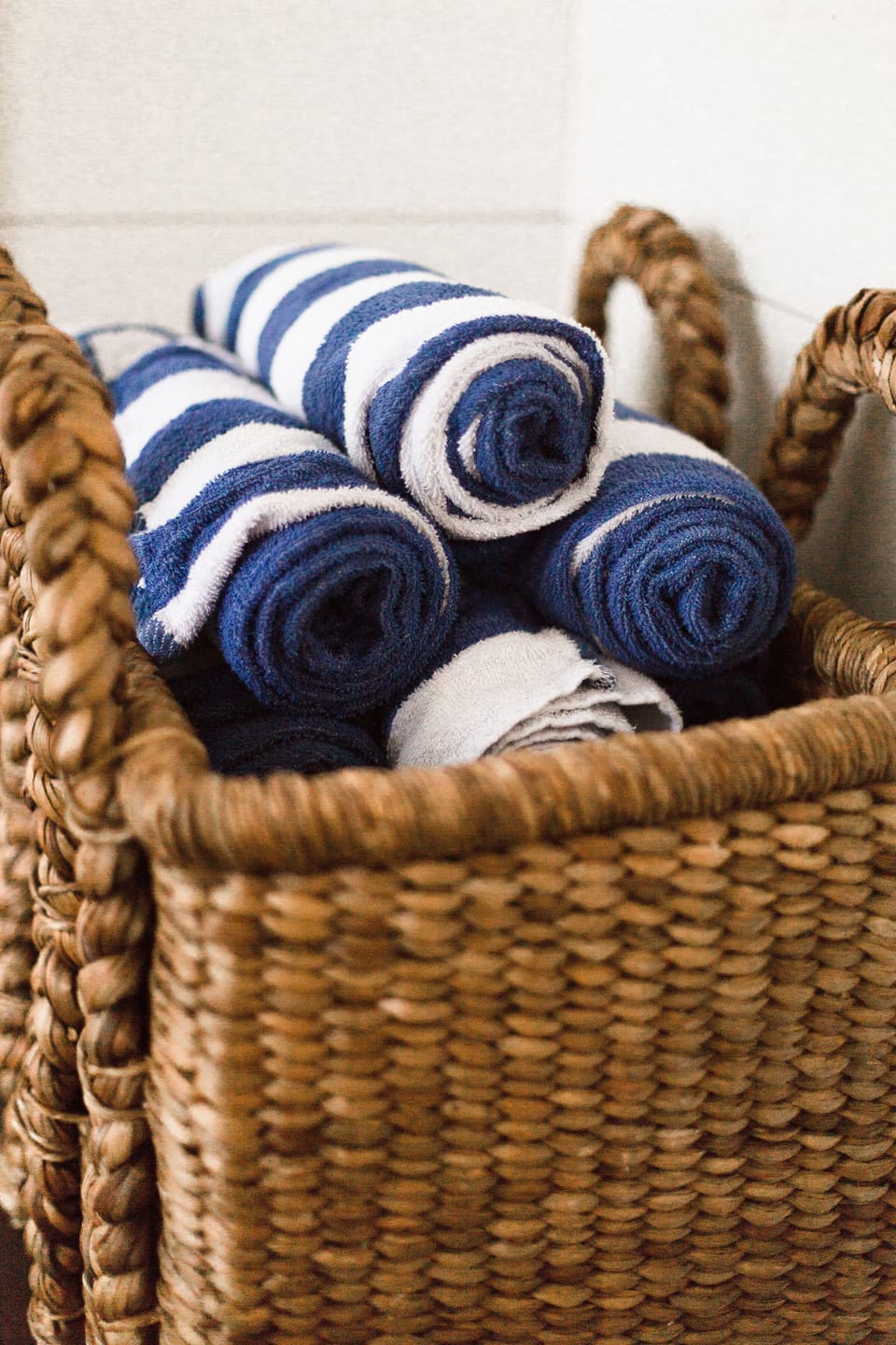 Lots of towels for pool and hot tub