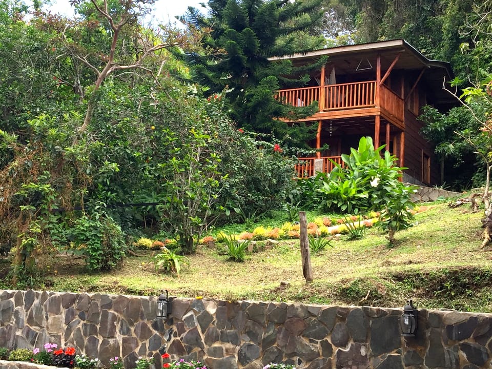 View of Casa Zabala from parking area.