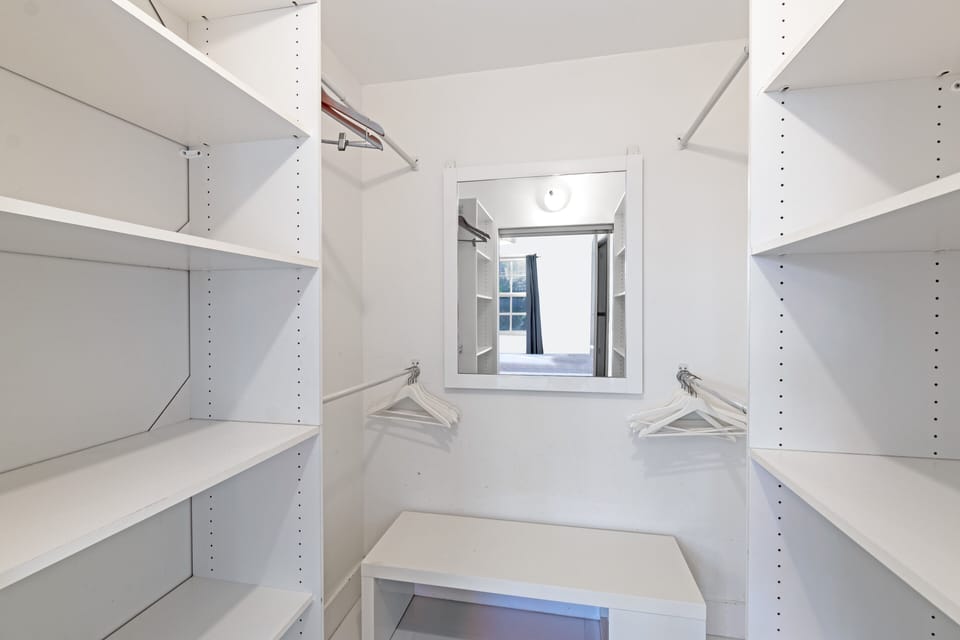 WALK IN CLOSET IN SECOND BEDROOM