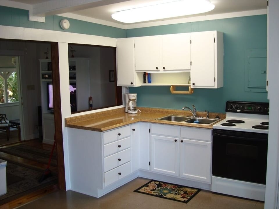 View from Kitchen into greatroom