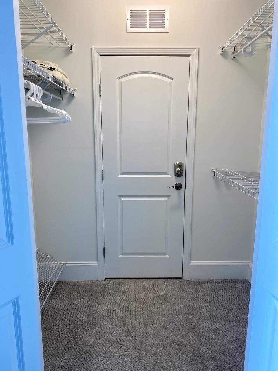 Large master closet.