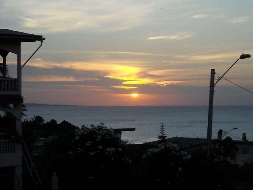 awesome sunset and ocean view