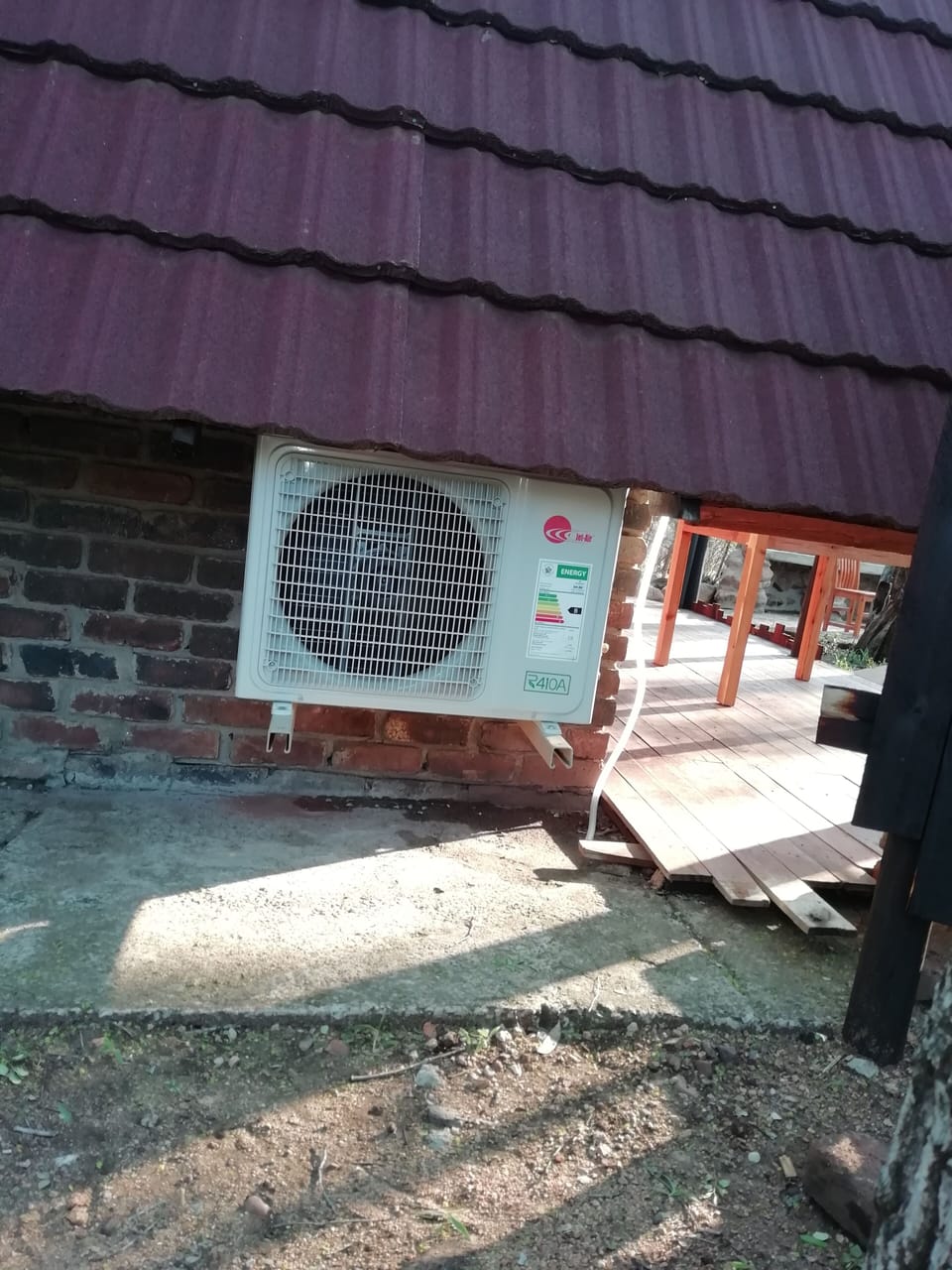 Air conditioner. Must be used sparingly as Marloth Park struggles to supply elec
