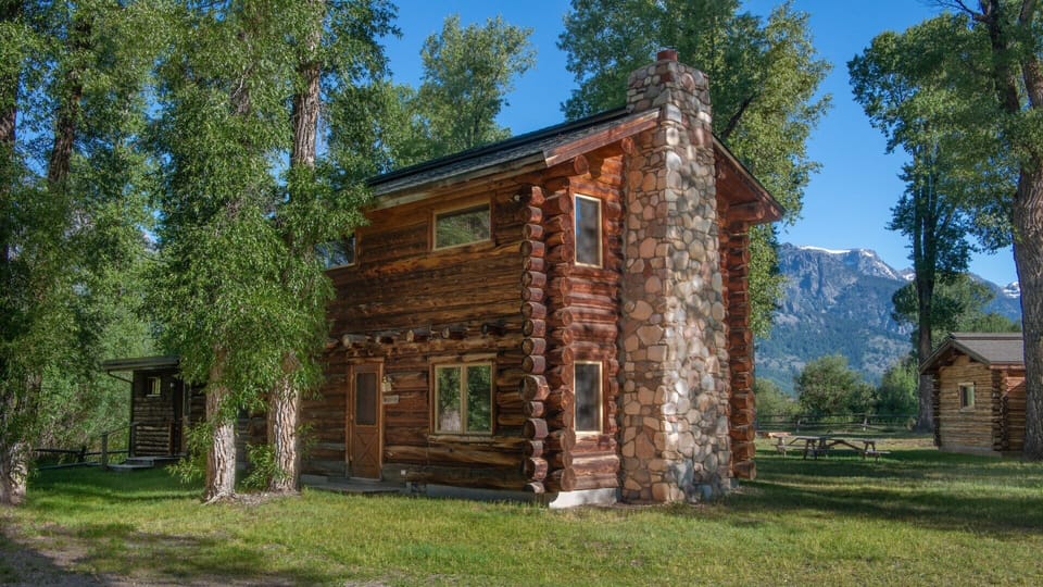 Moose Cabin, the largest of the four cabins